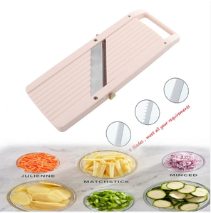 Vente en gros Super Mandoline Trancheuse DD2626 Coupe-fruits et légumes large 4 lames <span class=keywords><strong>japonaises</strong></span> en acier inoxydable Matériau métallique - Product Image 1
