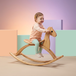 <span class=keywords><strong>ม้า</strong></span>โยกไม้เนื้อแข็งสไตล์นอร์ดิก Qiaike ของเล่นสำหรับเด็กชายและเด็กหญิง ของขวัญพร้อมโลโก้สั่งทำได้ <span class=keywords><strong>ม้า</strong></span>โยกสำหรับเด็ก - Product Image 2