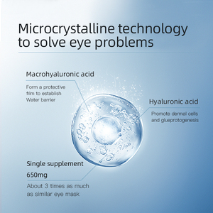 Benda a marchio privato con Micro occhio acido ialuronico linee sottili <span class=keywords><strong>occhi</strong></span> gonfi fronte linee Microneedle lunghezza 0.25mm Microneedle - Product Image 4