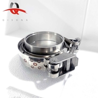 Kit de colliers de serrage rapides en acier inoxydable de 2,5 pouces de type V pour tuyau turbo