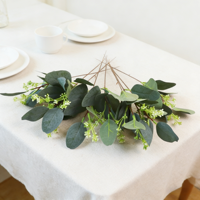 Décorations murales florales DIY en plastique Kemin, haute simulation, feuilles d'eucalyptus, fruits et feuilles de pomme, pour la Saint-Valentin, intérieur