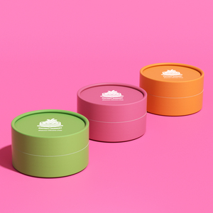 Wholesale Luxury Rigid Cylinder Paper Tube Packaging Box Greaseproof <b>Liner</b> For Basque Cake Pastry Dessert - Product Image 5