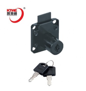 Ktwe Hot Bán bằng gỗ Chrome mạ văn phòng máy tính bàn ngăn kéo khóa Cam đồ nội thất khóa - Product Image 5