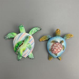 Stile contemporaneo spiaggia magnete tartaruga resina decorazione per la <span class=keywords><strong>casa</strong></span> per alberghi confezionati in scatola - Product Image 2