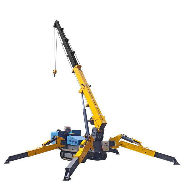 Mini Size Crawler Spider Crane Lifting Robot with Hydraulic Motor Drive Engine 360 Degree Rotary for 8-12 Ton CE Certified