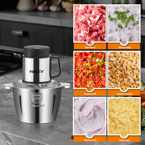 HALEY Hachoir à viande électrique grande capacité 5L, robuste, pour la restauration et les importateurs – Stock disponible pour achat en gros - Product Image 3