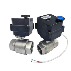 Válvula de Bola Motorizada Flomarvel Fh-b Ip67 de 2 Vías, Acero Inoxidable SS304, DN50, NSF61, Normalmente Cerrada, 12V, 110V, 24V, 120V, 220V, Precio Bajo - Product Image 4
