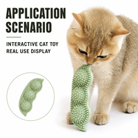 Nouveauté : Jouet interactif pour chat en forme de coque de pois, personnalisable avec étiquette privée
