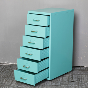 Phổ Biến Stylish Nhỏ Kim Loại Dọc <span class=keywords><strong>6</strong></span> Ngăn Kéo Tủ/Đa Ngăn Kéo Kim Loại Lưu Trữ Nội - Product Image 3