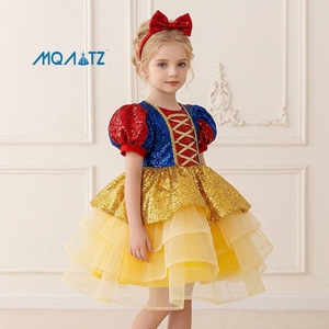 blue and yellow fancy dress Royal Blue Backless Midi Dress L / White main image 0