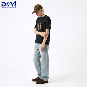 Camiseta de Manga Corta para Hombre, Diseño Divertido con Estampado Gráfico 3D, Cuello Redondo de Algodón, Estilo Urbano Holgado y Moderno, Casual de Verano - Product Image 3