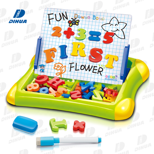 Mini manyetik çizim kurulu çocuklar için <span class=keywords><strong>2</strong></span> in 1 mektuplar numaraları semboller ile silinebilir çizim kurulu eğitici oyuncak - Product Image 2