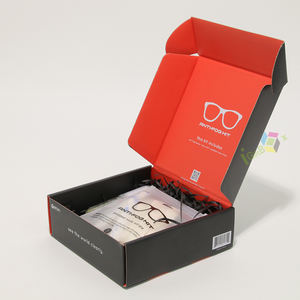 免费样品批发折叠瓦楞纸箱定制印刷彩色包装纸板箱邮件发货带定制标志 - Product Image 1