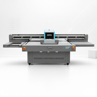 Printer UV Flatbed Digital Ricoh A3 CMYK Putih Varnish Tinta UV untuk Kayu Kaca Logam Akrilik Casing Ponsel Signage