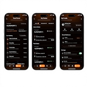 Aplicación móvil de entrega de mensajería y paquetería para envíos rápidos y seguros con seguimiento en tiempo real y reserva instantánea. - Product Image 1