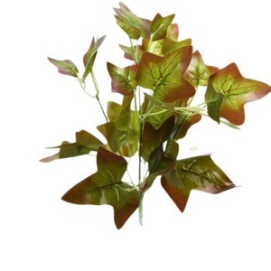 Plante artificielle de feuilles de patate douce Greenway, 31 cm, 27 feuilles, bord rouge, décoration intérieure et extérieure, verdure - Product Image 2