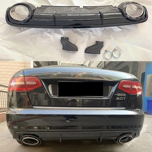 กันชนหลังแบบ RS6กันชนหลังแบบกระจายลมพร้อมหัวฉีดท่อไอเสียแบบไม่มีสลักสำหรับรถ <span class=keywords><strong>Audi</strong></span> A6 S6 C6 2005 2006 2007 2008 2009 2010 2011 - Product Image 4