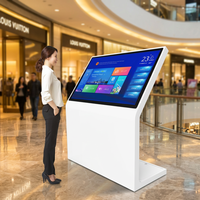 Kiosco Interactivo Todo en Uno con Pantalla Táctil en Forma de L, Pantalla Electrónica Interactiva para Presentaciones Corporativas, Pantallas Táctiles con Indicación de Dirección