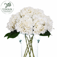 Pengisi Vas Bunga Hydrangea Sutra Buatan Berkualitas Tinggi YM untuk Pernikahan, Hotel, Pusat Perbelanjaan & Dekorasi Liburan - Grosir