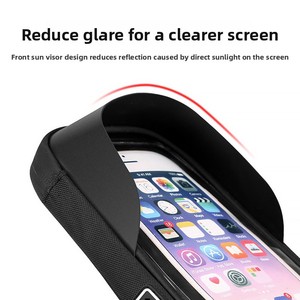 Support de téléphone étanche pour vélo avec écran tactile, <span class=keywords><strong>sacoche</strong></span> de guidon pour smartphone, accessoires de cyclisme <span class=keywords><strong>VTT</strong></span> et vélo de route - Product Image 3