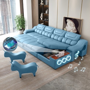 Giường sofa hai mục đích lưu trữ VIP Ý công nghệ thông minh vải kết hợp chức năng sofa - Product Image 1