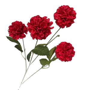 Flor de Crisantemo Artificial Jinxi, de Seda, 4-25-Q-1-4 Cabezas, Delicada, para Decoración de Bodas y Hogar - Product Image 5