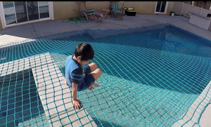 Çocuklar için özel şekilli PVC katlanır havuz güvenlik ağı koruyucu aksesuar - Product Image 3