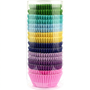 Moules à cupcakes en papier simples, vente en gros d'usine, prix abordable, supports pour cupcakes - Product Image 1