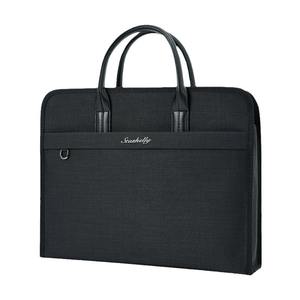 <span class=keywords><strong>Porte</strong></span>-documents de bureau pour <span class=keywords><strong>homme</strong></span> - Sac à main pour ordinateur portable en tissu Oxford imperméable avec logo personnalisable et fermeture éclair pour les conférences - Product Image 5