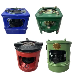 DD916 Retro Outdoor Patio Heaters Hiking Warmer Burner Furnace Kerosene Stove 8 / 10 Wicks Camping Picnic Kerosene Stove