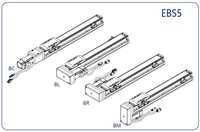 Mesa deslizante lineal CNC con actuador de husillo de bolas integrado de precisión, totalmente cerrada, con rodamientos de acero inoxidable EBS5