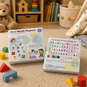 Piastrelle Magnetiche Educative UCI Original Design per Bambini, Magneti per l'Apprendimento Precoce delle Prime <span class=keywords><strong>Parole</strong></span> - Product Image 2