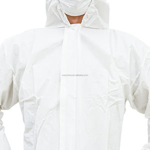 Robe d'isolation monobloc jetable économique (vêtements de travail) avec membrane respirante à capuche Qualité sans pied garantie - Product Image 5