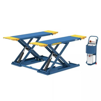 Plateforme élévatrice à ciseaux hydraulique mobile robuste Hengsheng, hauteur de levage 1,2 m, pour la réparation automobile
