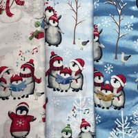 Tissu à impression numérique en coton, étoffe de haute qualité à motifs Cartoon
