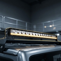 Barre lumineuse LED tout-terrain à double rangée 13/23/34 pouces 10000LM 12-24V, support personnalisé pour 4x4, pick-up, SUV, VTT