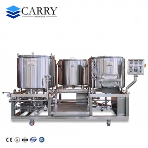 Buhar/electricit Brewhouse bira ekipmanları bira bira sistemi fermantasyon ekipmanları üretim taslak bira yapma makinesi