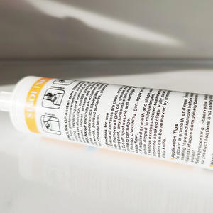 Pegamento de construcción negro transparente Sinolink, tubo sellador de silicona GP transparente, 280ML, 300ML, adhesivos y selladores acéticos para vidrio - Product Image 6