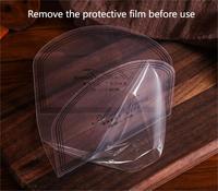 Transparente PET Mousse U-förmige dreieckige Schicht Kuchen Shims Back zubehör Paket für Kuchen dekorieren