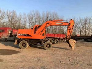 Excavatrice hydraulique Doosan de roue DH150W-7 en vente Excavatrice Doosan DH150W-7 d'occasion de qualité parfaite - Product Image 6