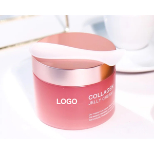 Gelatina de Colágeno Vegano Coreano Rosa, Crema de Gel de Colágeno y Ácido Hialurónico, Crema Hidratante Blanqueadora Antienvejecimiento - Product Image 1