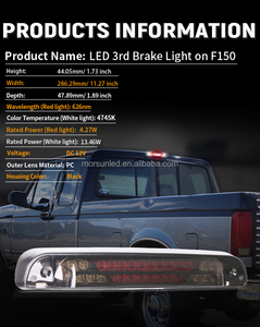 Conjunto de Luz de Freno Trasera LED Morsun para <span class=keywords><strong>Ford</strong></span> F150 1994-1996, Reemplazo de Tercera Luz de Freno, Accesorios para <span class=keywords><strong>Bronco</strong></span> - Product Image 2