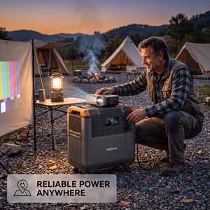 Generator Tenaga Surya OEM 5376Wh 3000W Gelombang Sinus Murni Baterai LFP Colokan UK Stasiun Daya Cadangan Rumah Karavan Motorhome 4 Jam - Product Image 5