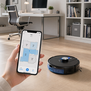Smart <b>Robot</b> Vacuum Cleaner, 3500Pa Suction, App & <b>Remote</b> <b>Control</b>, Auto Recharge for Home Pet Hair Cleaning - Product Image 2