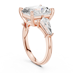 Anillo de Compromiso Solitario con Diamante de Laboratorio, Estilo Único, Hecho a Mano, para Mujer, por Exportadores - Product Image 5