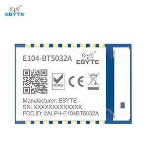 Ebyte ce fcc rohs nordic nrf52832 צ 'יפ אלחוטי מודול תג בל 4.0 4.2 משואה 5.0 משואה כחול מודול טבל השן הכחול E104-BT5032A