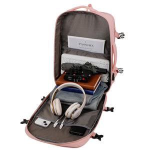 Mochila de Viaje de Negocios Personalizada para Hombre 2025, Doble Cierre Multifuncional, Forro de Poliéster, Mochila para Computadora - Product Image 6