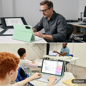 Tastaturhülle für Xiaomi Redmi Pad 2 11 Zoll 2025 Abnehmbare Kabellose Folio-Tastatur mit Schützender Schlanker Standfunktion und Stifthalter - Product Image 6