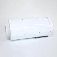 Ventilateur de conduit super silencieux de 10 pouces ventilateur d'extraction hydroponique certifié CE