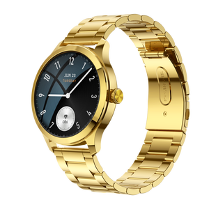 1.32 "आकर्षक जीवंत प्रदर्शन के साथ सुरुचिपूर्ण स्टेनलेस महिला घड़ी 1 एटम वाटरप्रूफ रक्त दबाव नींद लक्जरी महिला खेल - Product Image 4